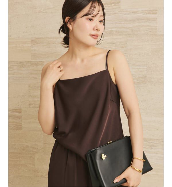 Plage「《追加予約》dull satin キャミソール」|キャミソール|