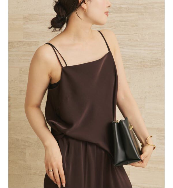 Plage「《追加予約》dull satin キャミソール」|キャミソール|
