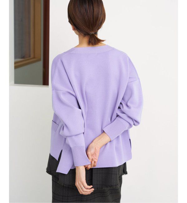 IENA「スーパーファインスムース ショートカーディガン」|カーディガン|