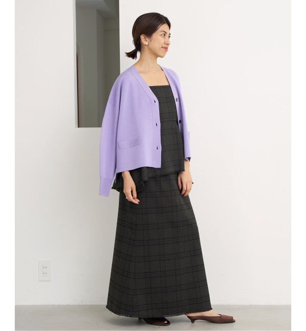 IENA「スーパーファインスムース ショートカーディガン」|カーディガン|