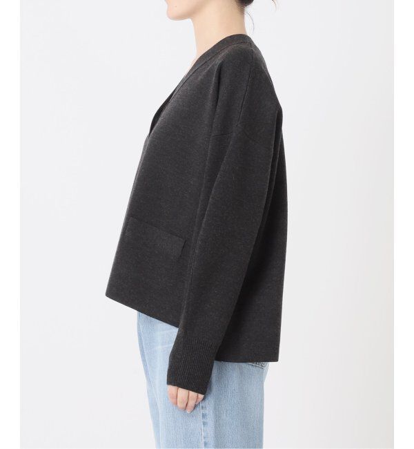 IENA「スーパーファインスムース ショートカーディガン」|カーディガン|