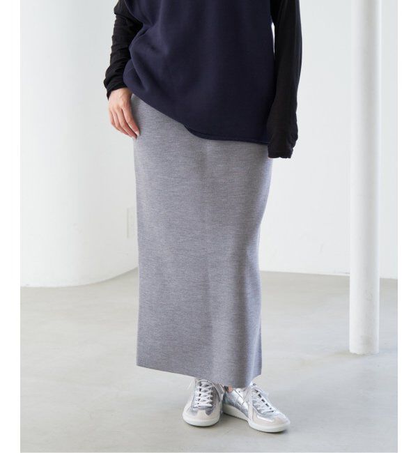 IENA「スーパーファインスムースニットスカート」|スカート|