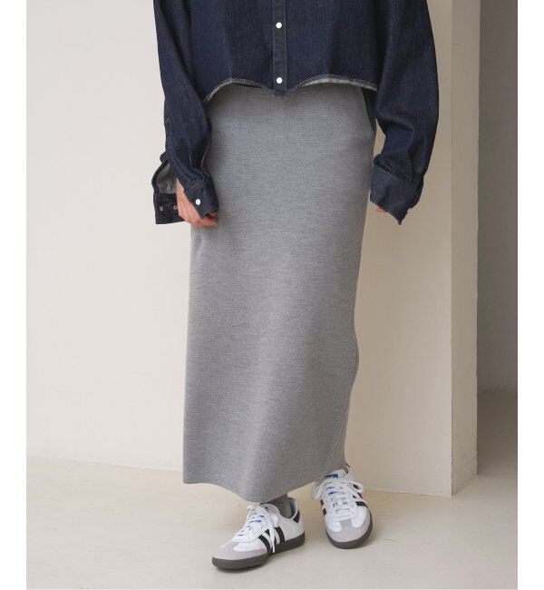IENA「スーパーファインスムースニットスカート」|スカート|