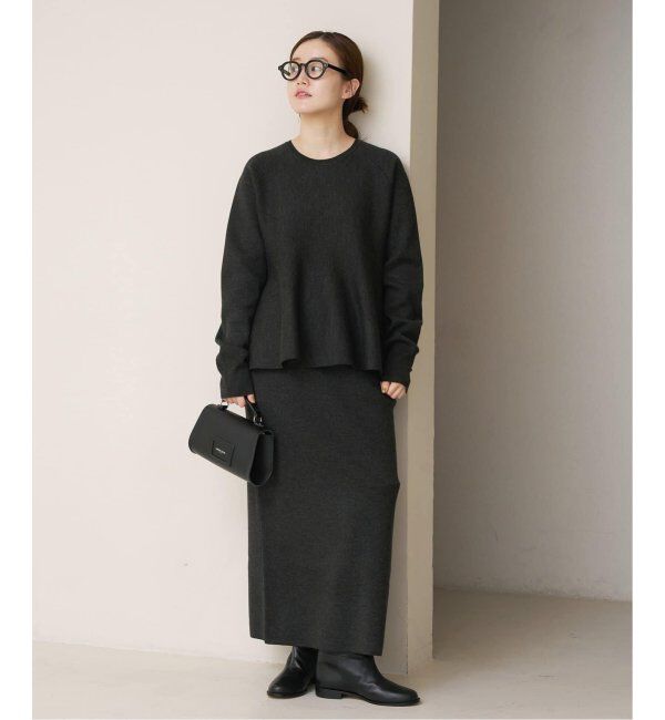 IENA「スーパーファインスムースニットスカート」|スカート|