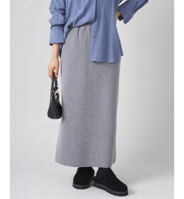IENA「スーパーファインスムースニットスカート」|スカート|