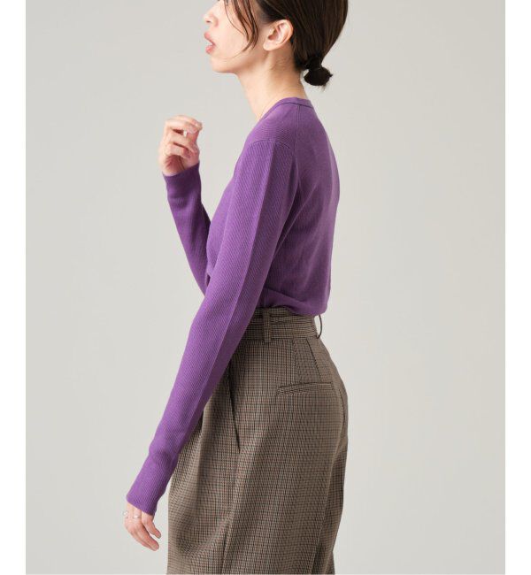 IENA LA BOUCLE「IENA LA BOUCLE 強撚ウールクルーネックプルオーバー」|ニット・セーター|