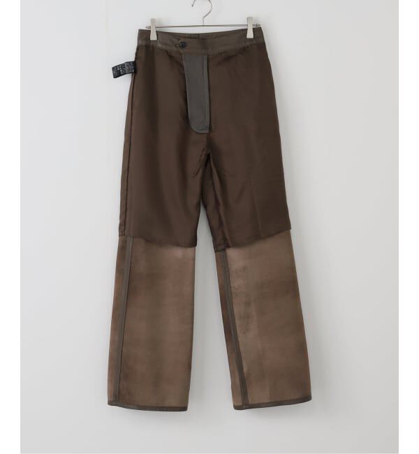 IENA LA BOUCLE「IENA LA BOUCLE ナッパレザーストレートパンツ」|その他|