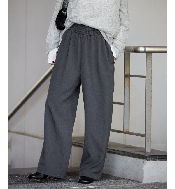 JOURNAL STANDARD「《追加2》ウールライクストレッチワイドパンツ」|その他|