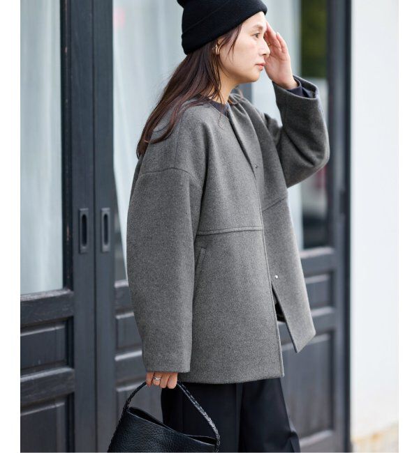 JOURNAL STANDARD「《追加2》スーパー140ビーバーノーカラーショートコート」|その他|