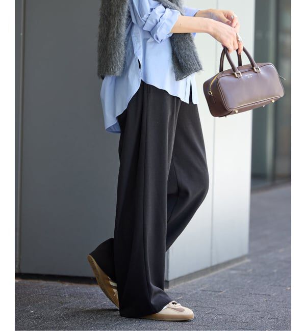 JOURNAL STANDARD「《追加5》ウールライクストレッチワイドパンツ」|その他|