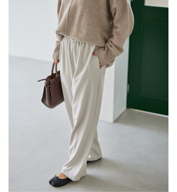 JOURNAL STANDARD「《追加5》ウールライクストレッチワイドパンツ」|その他|