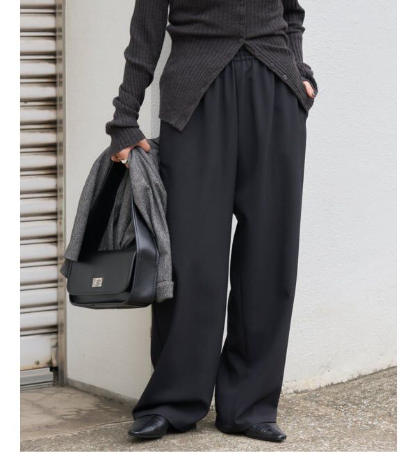 JOURNAL STANDARD「《追加6》ウールライクストレッチワイドパンツ」|その他|