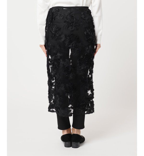 JOURNAL STANDARD「《追加》【TOLIGHT&times;JOURNALSTANDARD】 フラワーモチーフラップスカート」|スカート|