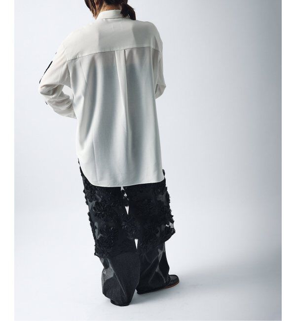 JOURNAL STANDARD「《追加》【TOLIGHT&times;JOURNALSTANDARD】 フラワーモチーフラップスカート」|スカート|