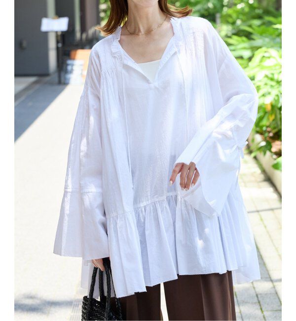 JOURNAL STANDARD「ピンタックフリルブラウス」|シャツ・ブラウス|