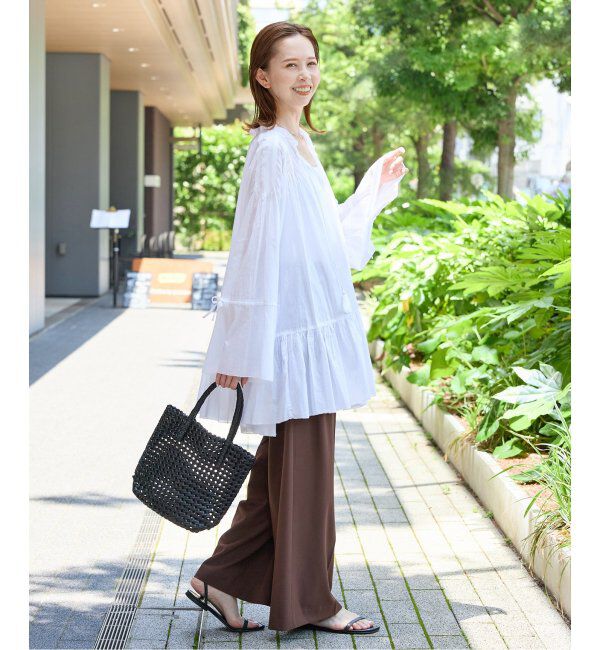 JOURNAL STANDARD「ピンタックフリルブラウス」|シャツ・ブラウス|