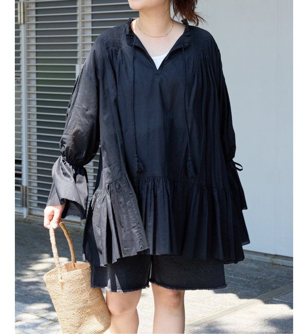 JOURNAL STANDARD「ピンタックフリルブラウス」|シャツ・ブラウス|