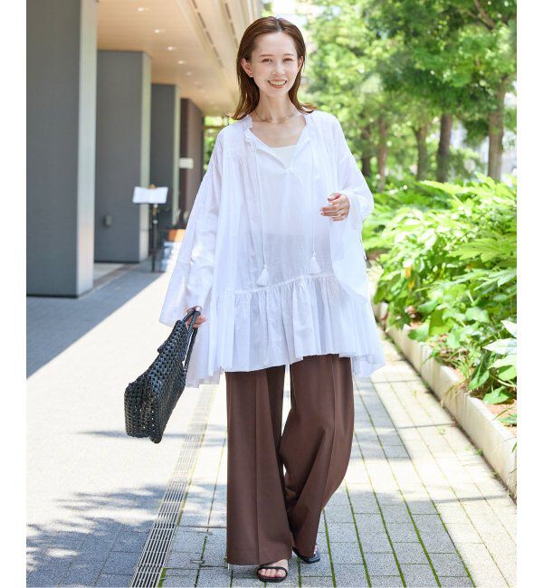 JOURNAL STANDARD「ピンタックフリルブラウス」|シャツ・ブラウス|