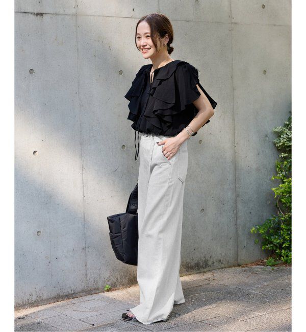 JOURNAL STANDARD「ウエストベルトデニムパンツ」|デニム|