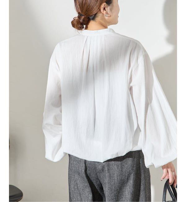 JOURNAL STANDARD「ボイルストライプフリルブラウス」|シャツ・ブラウス|