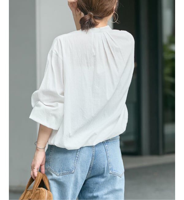 JOURNAL STANDARD「ボイルストライプフリルブラウス」|シャツ・ブラウス|