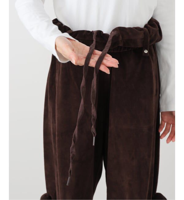 Oriens JOURNAL STANDARD「【OPEN YY / オープンワイワイ】ROLLED WAIST VELOUR CARGO PANTS YY253PT013」|その他|
