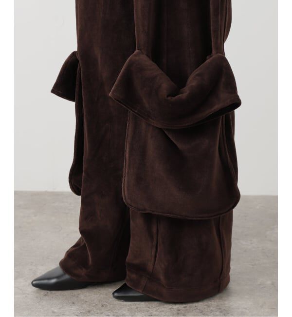 Oriens JOURNAL STANDARD「【OPEN YY / オープンワイワイ】ROLLED WAIST VELOUR CARGO PANTS YY253PT013」|その他|
