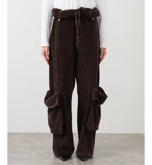 Oriens JOURNAL STANDARD「【OPEN YY / オープンワイワイ】ROLLED WAIST VELOUR CARGO PANTS YY253PT013」|その他|