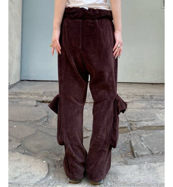 Oriens JOURNAL STANDARD「【OPEN YY / オープンワイワイ】ROLLED WAIST VELOUR CARGO PANTS YY253PT013」|その他|