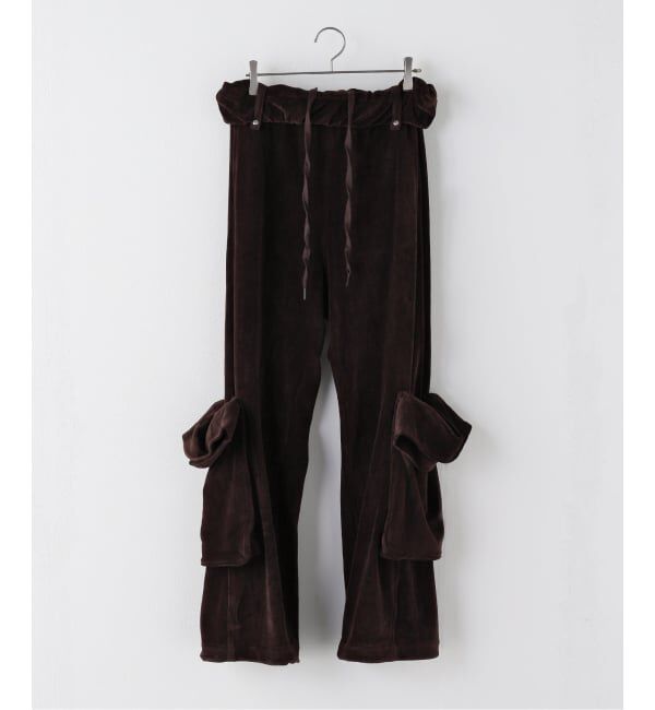 Oriens JOURNAL STANDARD「【OPEN YY / オープンワイワイ】ROLLED WAIST VELOUR CARGO PANTS YY253PT013」|その他|