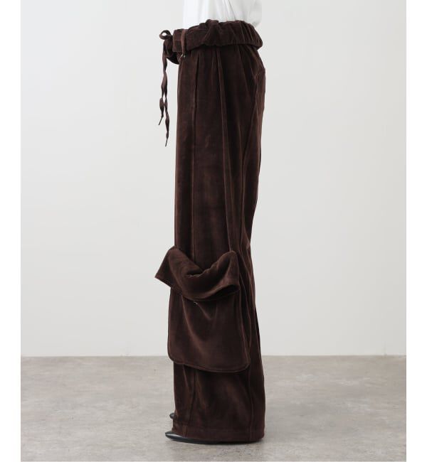 Oriens JOURNAL STANDARD「【OPEN YY / オープンワイワイ】ROLLED WAIST VELOUR CARGO PANTS YY253PT013」|その他|