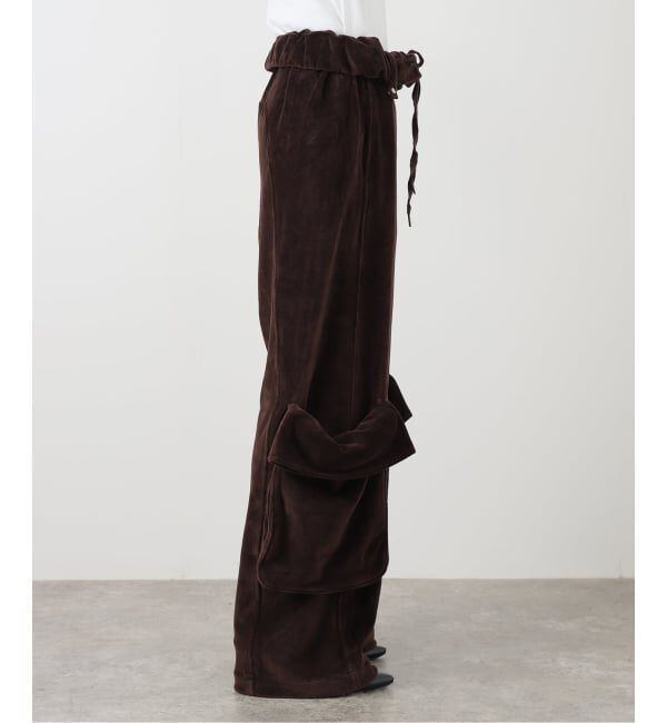 Oriens JOURNAL STANDARD「【OPEN YY / オープンワイワイ】ROLLED WAIST VELOUR CARGO PANTS YY253PT013」|その他|