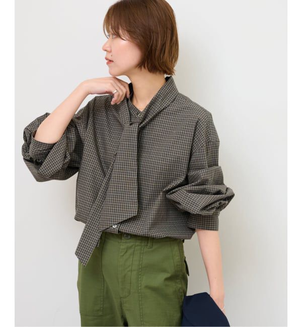 JOURNAL STANDARD relume「チェックボウタイブラウス」|シャツ・ブラウス|