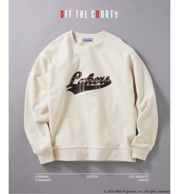 JOURNAL STANDARD「Off The Court by NBA / オフ・ザ・コート バイ NBA 別注 プリント スウェット」|スウェット・ジャージ|ナチュラル