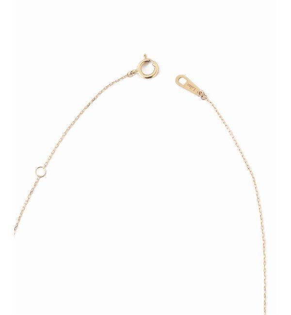 Lilas by Spick&Span「ホライズンスクエアオニキスネックレス K10」|ネックレス|