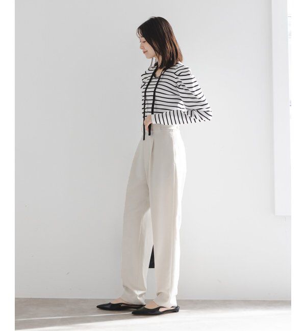 NOBLE「グルカテーパードパンツ」|スラックス|