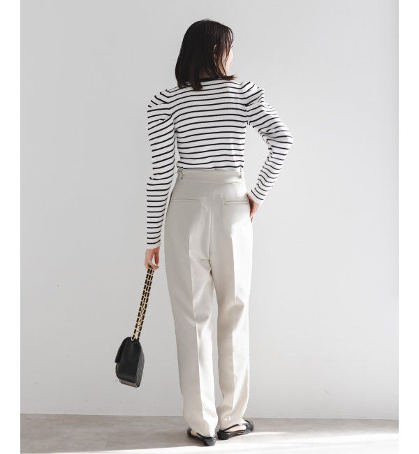 NOBLE「グルカテーパードパンツ」|スラックス|