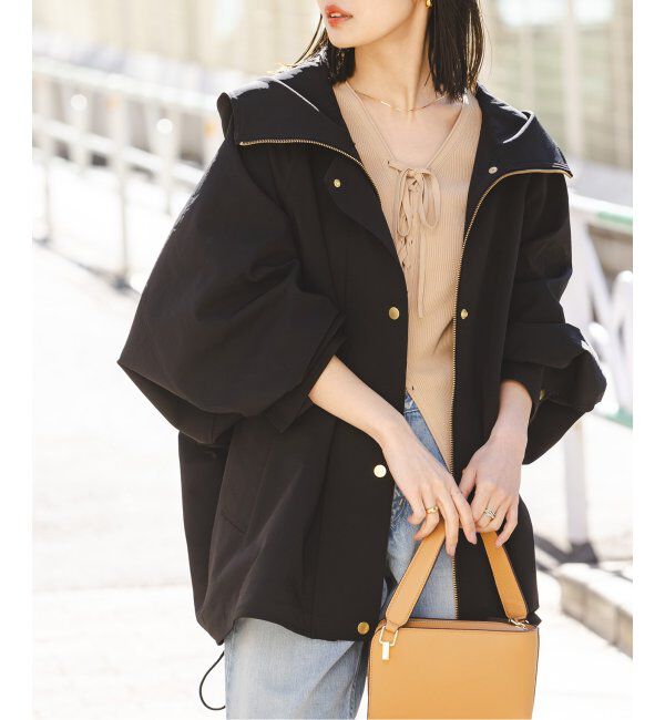 NOBLE「ハイツイストダブルクロスフーディブルゾン」|その他|