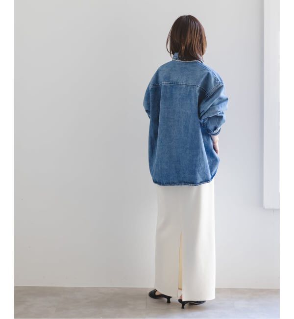 NOBLE「《追加》コンフォートジャージーライクタイトスカート」|スカート|