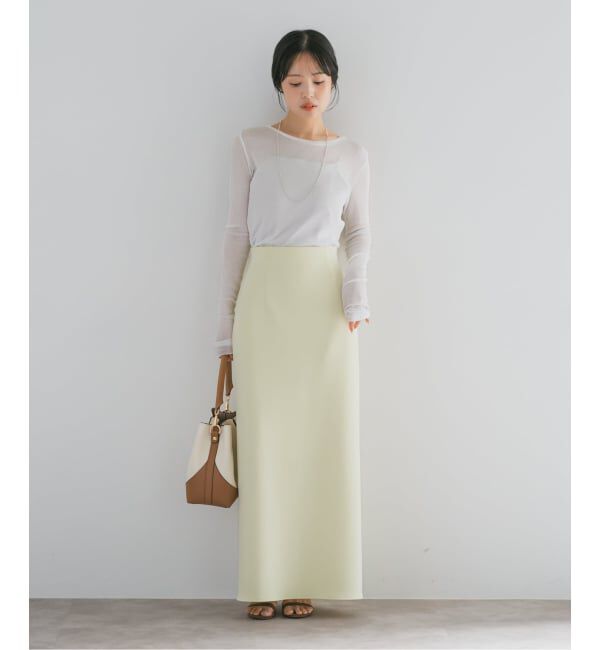 NOBLE「《追加3》シアーテレコロングスリーブプルオーバー」|Tシャツ・カットソー|