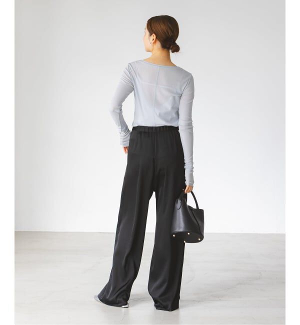 NOBLE「《追加3》シアーテレコロングスリーブプルオーバー」|Tシャツ・カットソー|