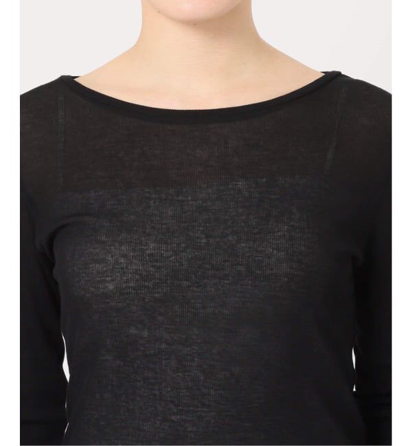 NOBLE「《追加3》シアーテレコロングスリーブプルオーバー」|Tシャツ・カットソー|