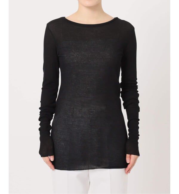 NOBLE「《追加3》シアーテレコロングスリーブプルオーバー」|Tシャツ・カットソー|