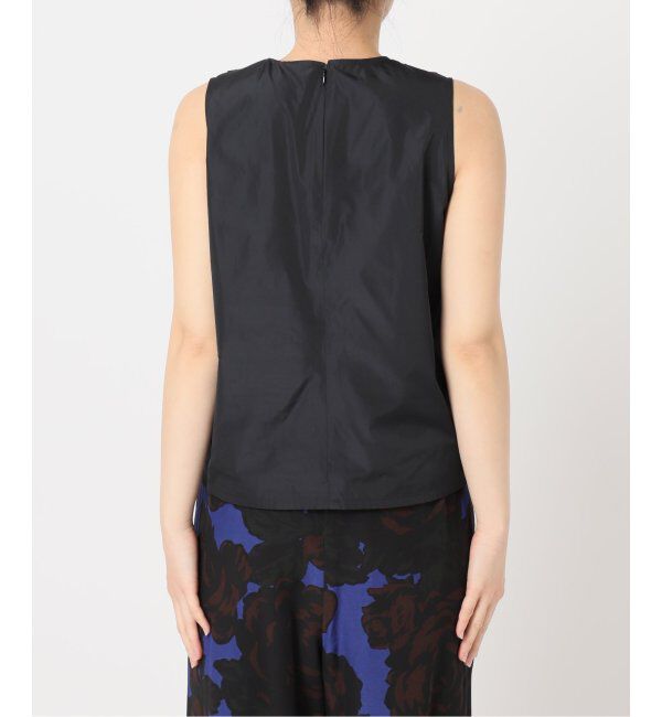 HARDY NOIR「タフタフリルノースリーブブラウス」|シャツ・ブラウス|