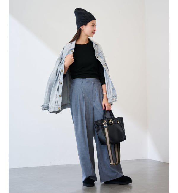 FRAMeWORK「ウールテレコ2WAYプルオーバー」|Tシャツ・カットソー|