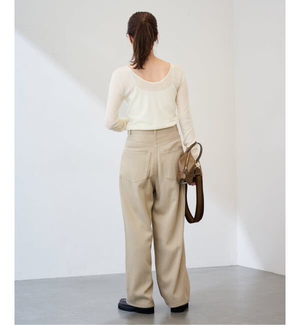 FRAMeWORK「ウールテレコ2WAYプルオーバー」|Tシャツ・カットソー|