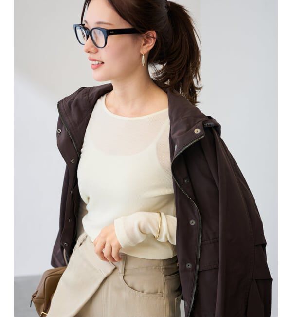 FRAMeWORK「ウールテレコ2WAYプルオーバー」|Tシャツ・カットソー|