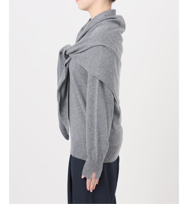  「【洗える】ファインメリノウールストールニット」|ニット・セーター|