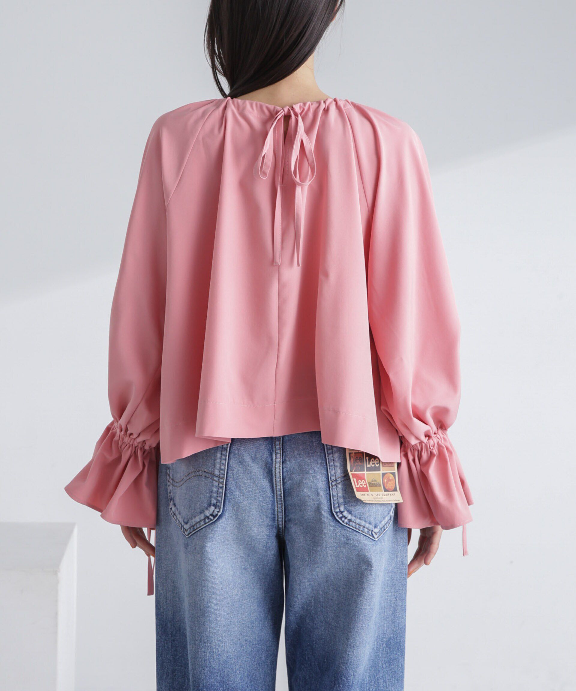 nano･universe「前後2wayキャンディースリーブブラウス」|シャツ・ブラウス|