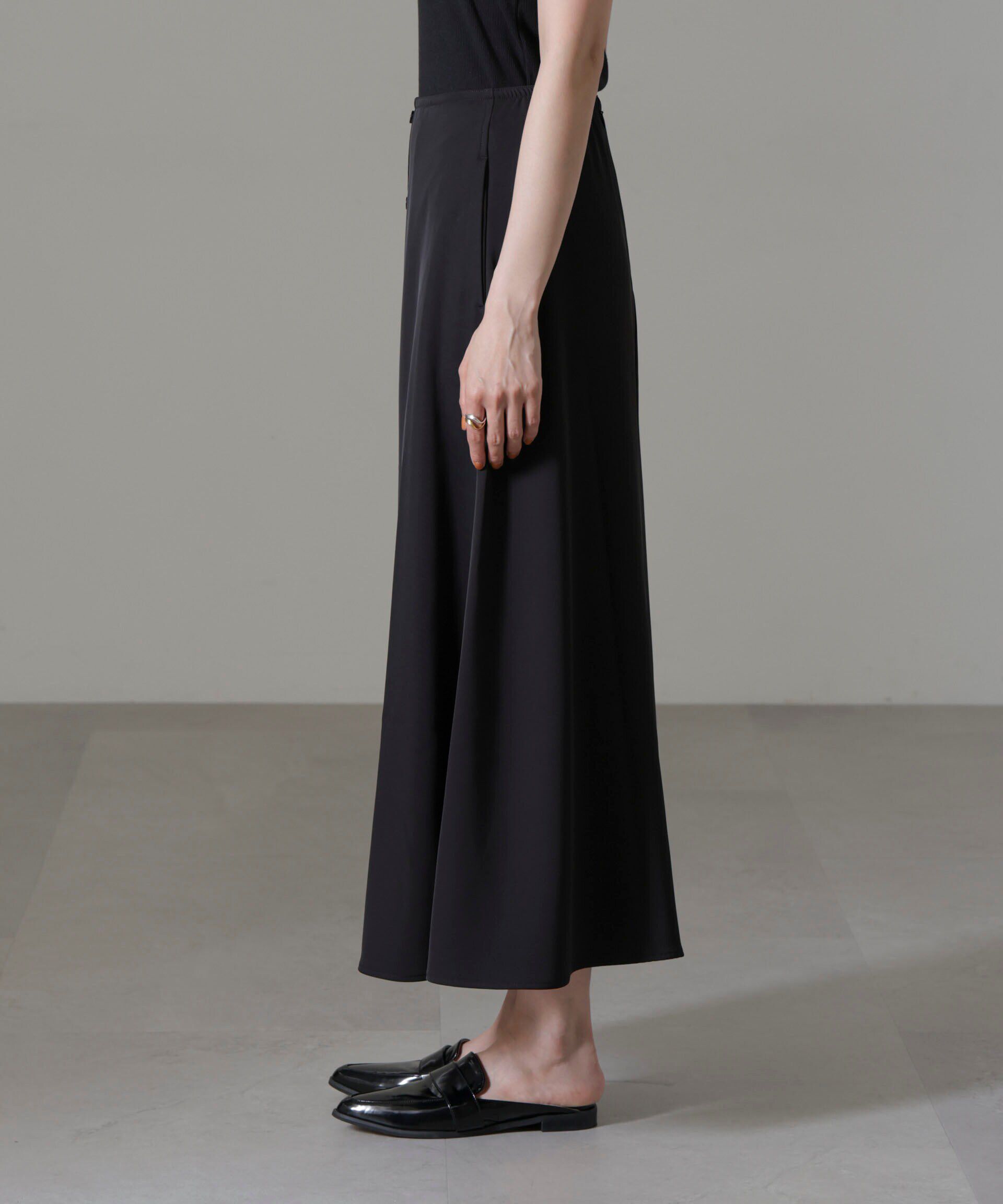 nano･universe「フロントボタンフレアスカート(セットアップ可)」|スカート|